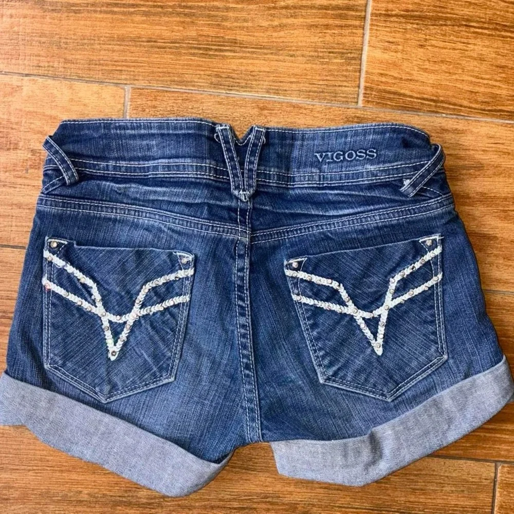 Y2K Jean shorts vigoss shorts  25 waist 3 length - Picture 6 of 7